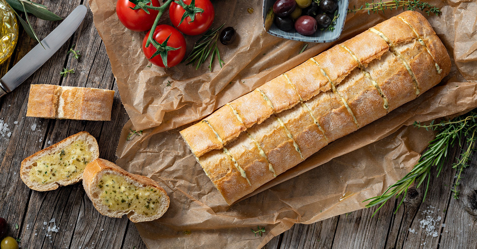 Das Der Mediterrane italienische Brot Genuss für - MEGGLE Zuhause